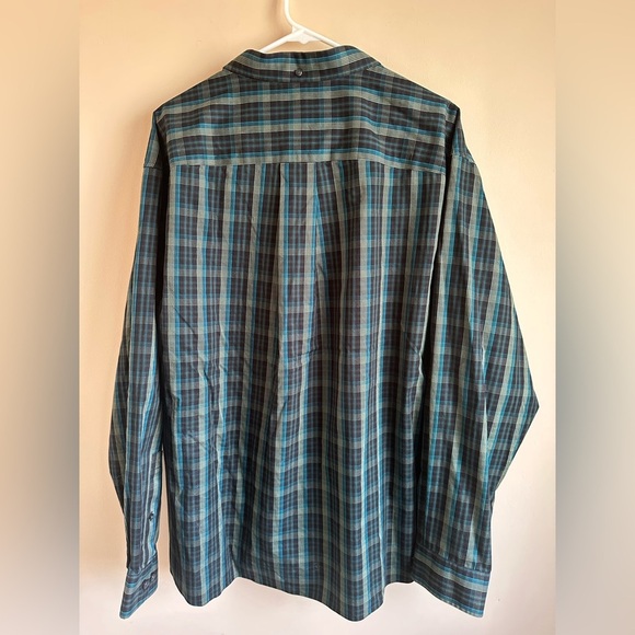 Duluth Trading Untucked Men’s Long Sleeve Button Down 2XL Multicolor Shirt - Picture 2 of 8